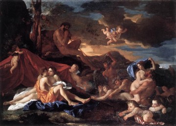 Acis and Galatea classical painter Nicolas Poussin Oil Paintings